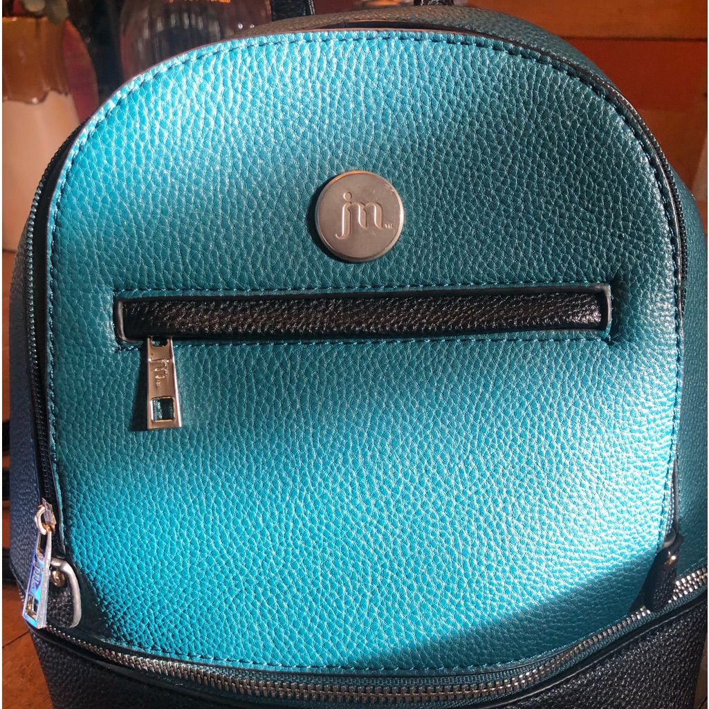 Macy’s Teal Mini Backpack Euc